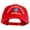 Red, variant on U.S. Army 172nd Infantry Brigade Embroidered Retro Cotton Blend Snapback Cap - Red OSFM
