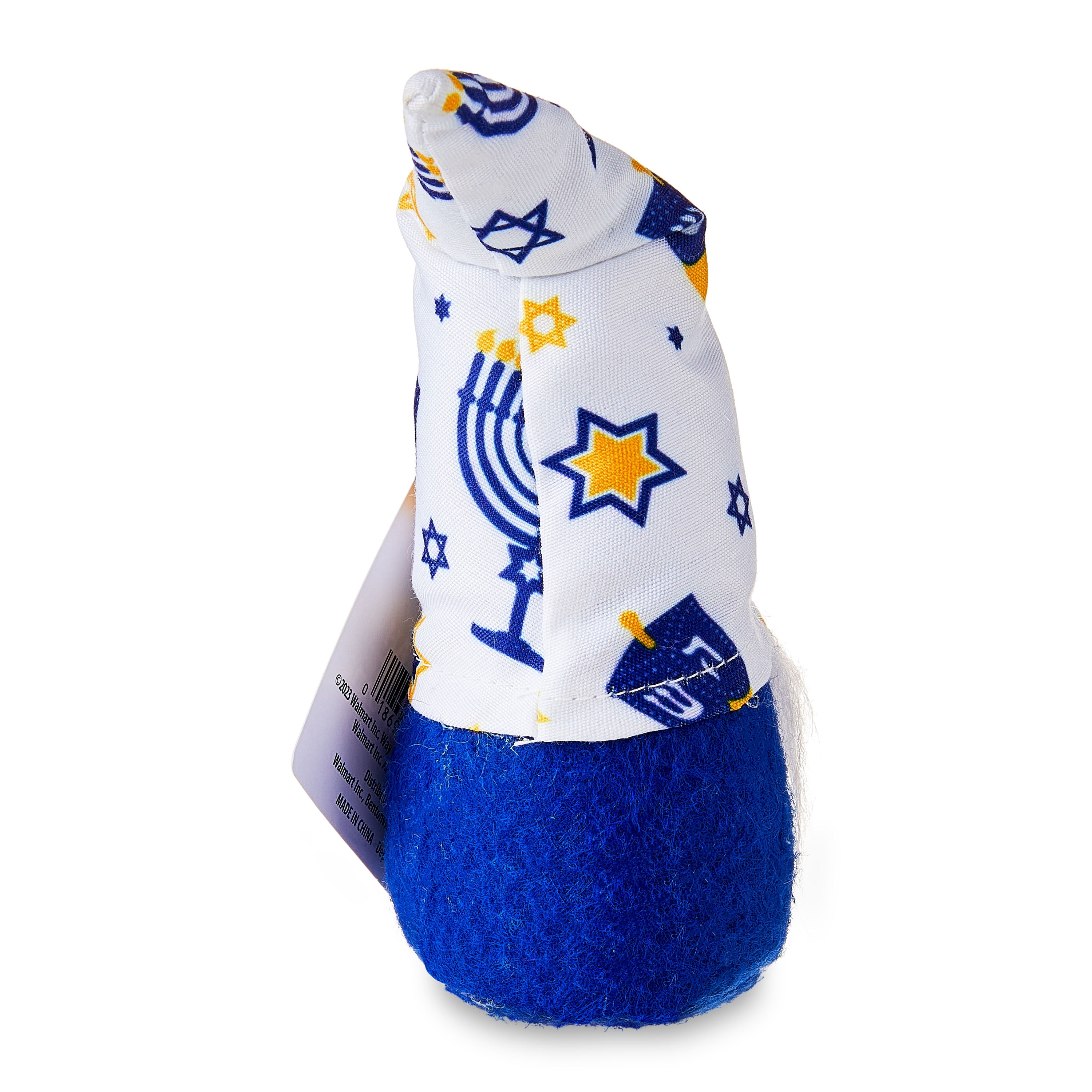 Hanukkah, White Menorah Gnome Tabletop Decoration, 7 inch, Way To Celebrate