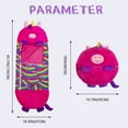 Bprtcra fun sleeping bag 2 in 1 pillow and sleepy bag foldable soft play pillow animal one