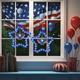 thumbnail image 4 of Nmdmisc 4th of July Lights Patriotic,Star Silhouette Window Lights Fairy Lights for Fourth of July,Independence Day,Memorial Day Decorations, 4 of 6