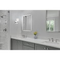 thumbnail image 3 of Artcraft Lighting Reflections Collection 24W LED Rectangular Wall Mirror Black, 3 of 4