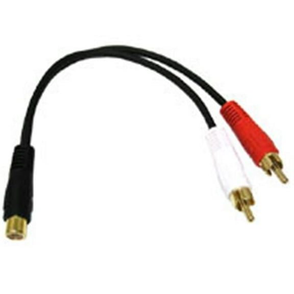 VALUE SERIES RCA JACK TO RCA PLUG x 2 Y-CABLE