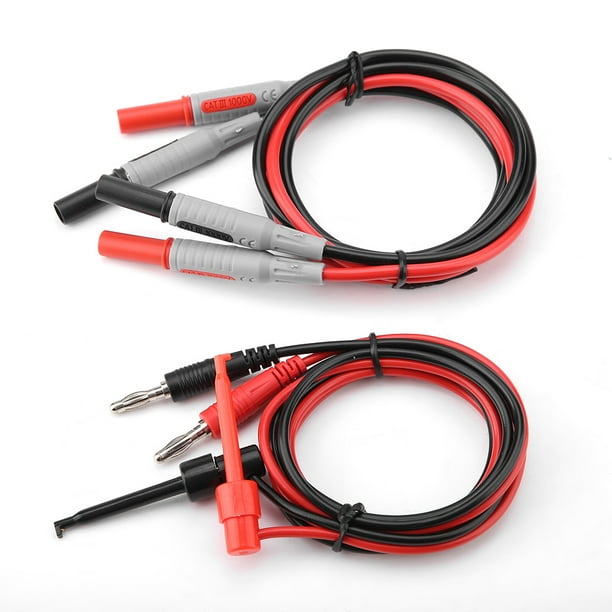 Multimeter Probe Test Lead Kit,P1600E 15 in 1 BNC Test Cable Banana
