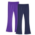 thumbnail image 2 of Gamivast Girls Legging Pants Size 3-14 Kids 2 Pack Athletic Flared Leggings Teen Full Length Dance Workout Elastic Waist Leggings Running Yoga Pants Girls Belled Bottom Leggings, 2 of 5