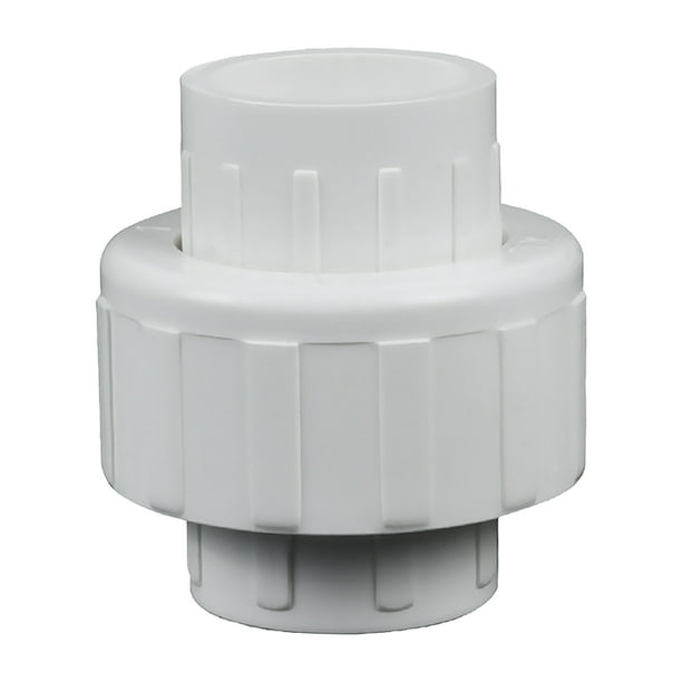Riwesomey Conector de unión de tubería de PVC, reemplazo de riego, interfaz roscada, conectores rectos iguales de agua, piezas de repuesto Herramientas y ferretería 50 mm Riwesomey TO010042-05