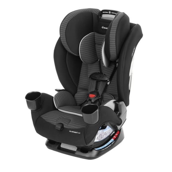 Evenflo All4Stages Slim 4-in-1 Convertible Car Seat (Tybee Black)