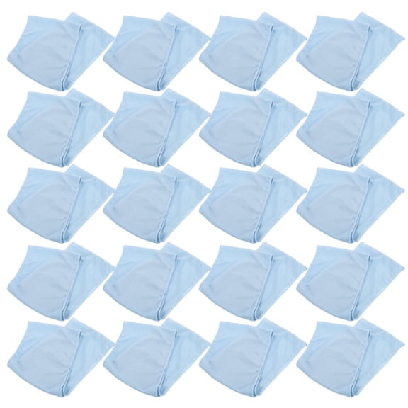 Mobestech 20Pcs Universal Fit Elastic Chair Bow Sashes for Wedding and Banquet Decor