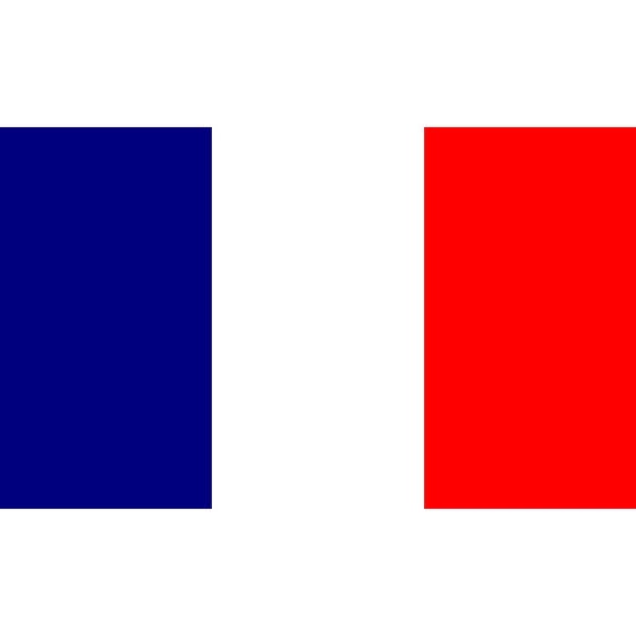 Eagle Emblems France Flag with Grommets 3ft x 5ft