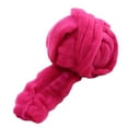 thumbnail image 3 of Chunky Wool Yarn DIY Crochet Cloth Jumbo Tubular Yarn for Scarf Hats Cushion rose red, 3 of 9
