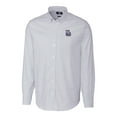 thumbnail image 2 of Men's Cutter & Buck  Light Blue New Hampshire Fisher Cats Oxford Stretch Stripe Long Sleeve Button-Down Dress Shirt, 2 of 3