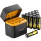 thumbnail image 1 of Pilas de litio AA recargables Mupoer 16x 3600mAh 1.5V, 1 of 9