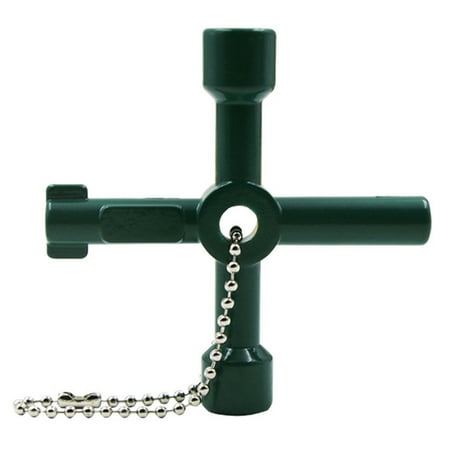

Outfmvch Faucets Multi-Model Universal Cross Key Plumber Electric Meter Cabinets Radiators Wrench