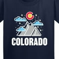 thumbnail image 4 of Inktastic Colorado Mountains and Clouds Youth T-Shirt, 4 of 5