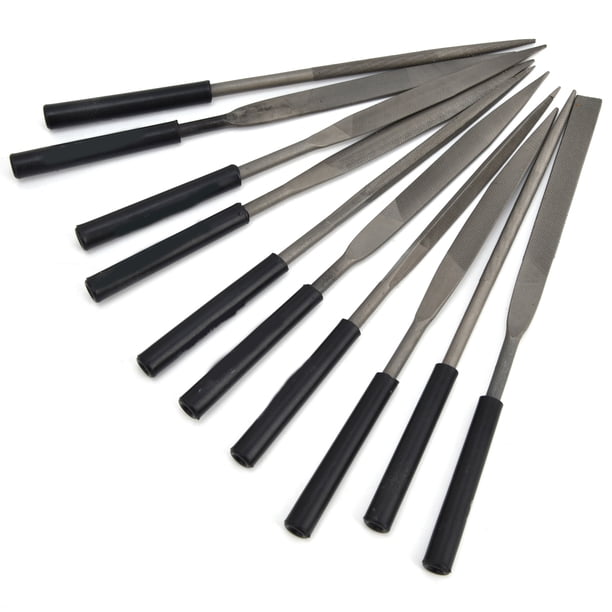 Mini limas de aguja, juego de limas de aguja, mini limas de acero al carbono, limas para joyería, confiabilidad excepcional