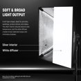 thumbnail image 4 of Neewer NK103 24" Softbox Kit (2-Pack) - 45W Bi-Color, 2900K-7000K, CRI95, w/Remote & Stands, 4 of 9