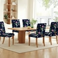 thumbnail image 4 of Dining Chair 6 Piece Set Highly Elastic and Removable for Easy Assembly, Dining Chair Cover Protects Chairs. Chair Covers are Available in a Variety of Patterns, 4 of 6