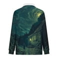 thumbnail image 4 of WXLWZYWL Halloween Mens Hoodie Hoodless Halloween Printed Shirt Long Sleeve Quarter Zipper Collar Shirts Tops with Pocket, 4 of 4