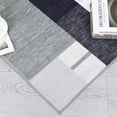 thumbnail image 3 of CAROMIO Runner Rugs Modern Rug for Bedroom Soft Rug Contemporary Boxes Print Accent Rug Non Slip Low Pile Throw Carpet, 2' x 6' Gray, 3 of 7