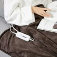 thumbnail image 5 of Tefici Electric Heated Blanket Throw with 3 Heating Levels & 4 Hours Auto Off,Super Cozy Soft Heated Throw with Fast Heating, 5 of 8