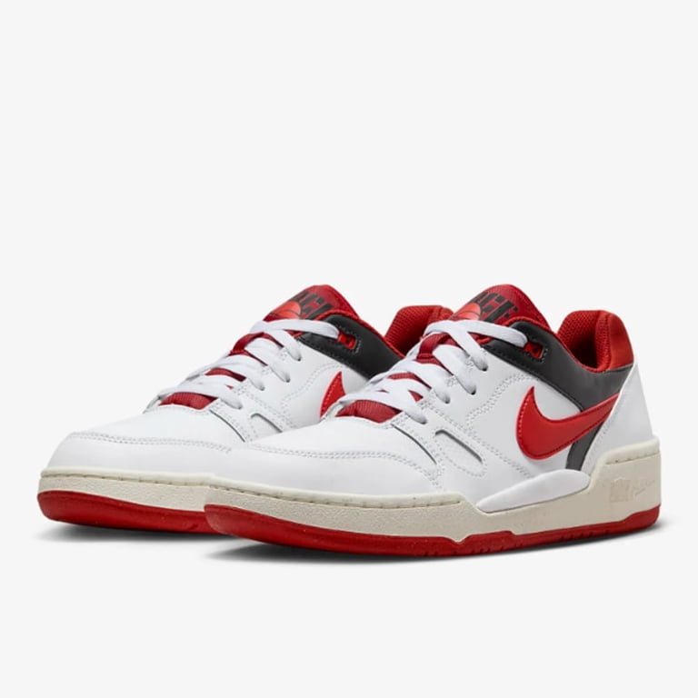 Size 9.5 - Nike Full Force Low Men\'s Shoes White/Red/Black FB1362-102 Nike Full Force Low Men main image 2