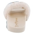 thumbnail image 4 of Not Rated Women's Chainy Furry Slides, 4 of 5