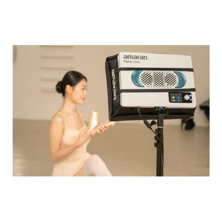 amaran Pano 120c Compact 120W Output RGBWW Full Color Panel Light