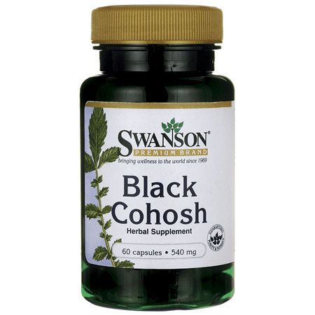 Swanson Black Cohosh 540 mg 60 Caps (Best Black Cohosh Product)