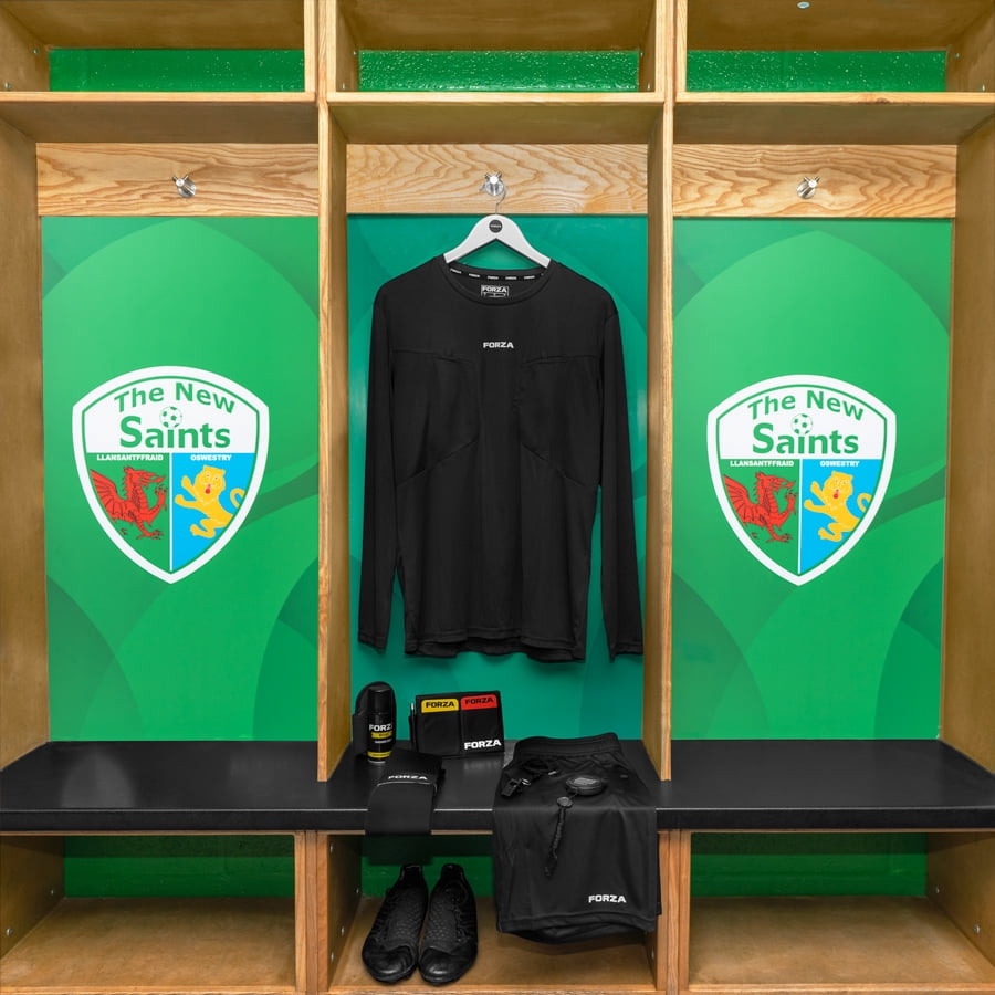 FORZA Soccer Referee Kit | Short/Long Sleeve Shirt, Shorts & Socks – Moisture-Wicking Uniform for Match Officials - 2 Colors