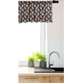 thumbnail image 3 of Ambesonne Colorful Window Valance, Sugar Skulls Flowers, 54" X 18", Multicolor, 3 of 3