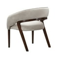 thumbnail image 4 of Houston Velvet Vanity Chair - Porcini/Walnut, 4 of 5
