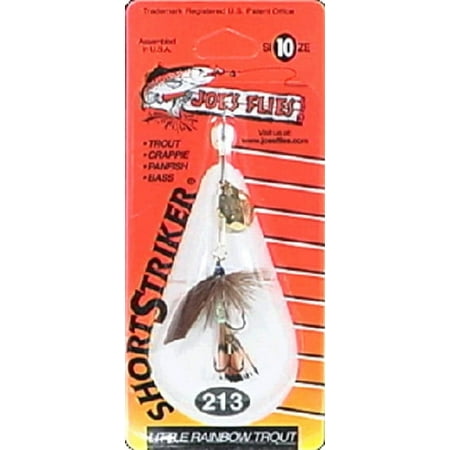 Joe s Flies Short Striker Classic Inline Spinner Size 10 - Little Rainbow - 213-10