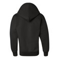 thumbnail image 2 of Unisex Youth Double Dry Action Fleece Pullover Hood, Black - L, 2 of 8