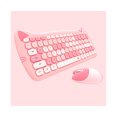 thumbnail image 3 of MOFII Wireless Keyboard Mouse Set Waterproof Colorful Ergonomic Low Power Consumption Typing 2.4G Kawaii Cat Computer Keyboard Mice Combos - Purple, 3 of 5
