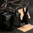 thumbnail image 4 of 12.6 Inch Upside Down Hanging Bat Halloween Decorations, Realistic Black Felt Bat Ornaments, Spooky Indoor Outdoor Decor Supplies for Indoor Outdoor House Yard Halloween Party, 4 of 7