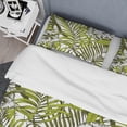 thumbnail image 4 of Designart 'Tropical Palm Leaves I' Mid-Century Modern Duvet Cover Set, 4 of 4