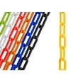 thumbnail image 2 of US Weight (Made in USA) 2" x 50' Yellow Plastic Safety Chain ft. SunShield UV Resistant Technology, 2 of 4