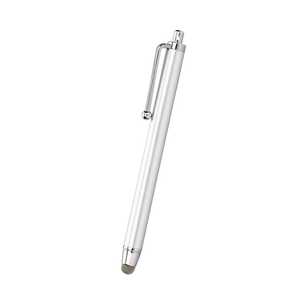 Bolígrafo WK104B para tableta con punta de fibra reemplazable plateado 7 piezas