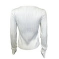 thumbnail image 6 of Womens Fashion Shirt Crew Neck Long Sleeve T-Shirt Three-Dimensional Textured Slim Fit Pullover Tops, 6 of 7