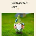 thumbnail image 5 of nvzhuang Solar Light Garden Statues Cute Standing Gnome Figurines Yard Sculpture for Patio Lawn Outdoor Decoration, 5 of 6