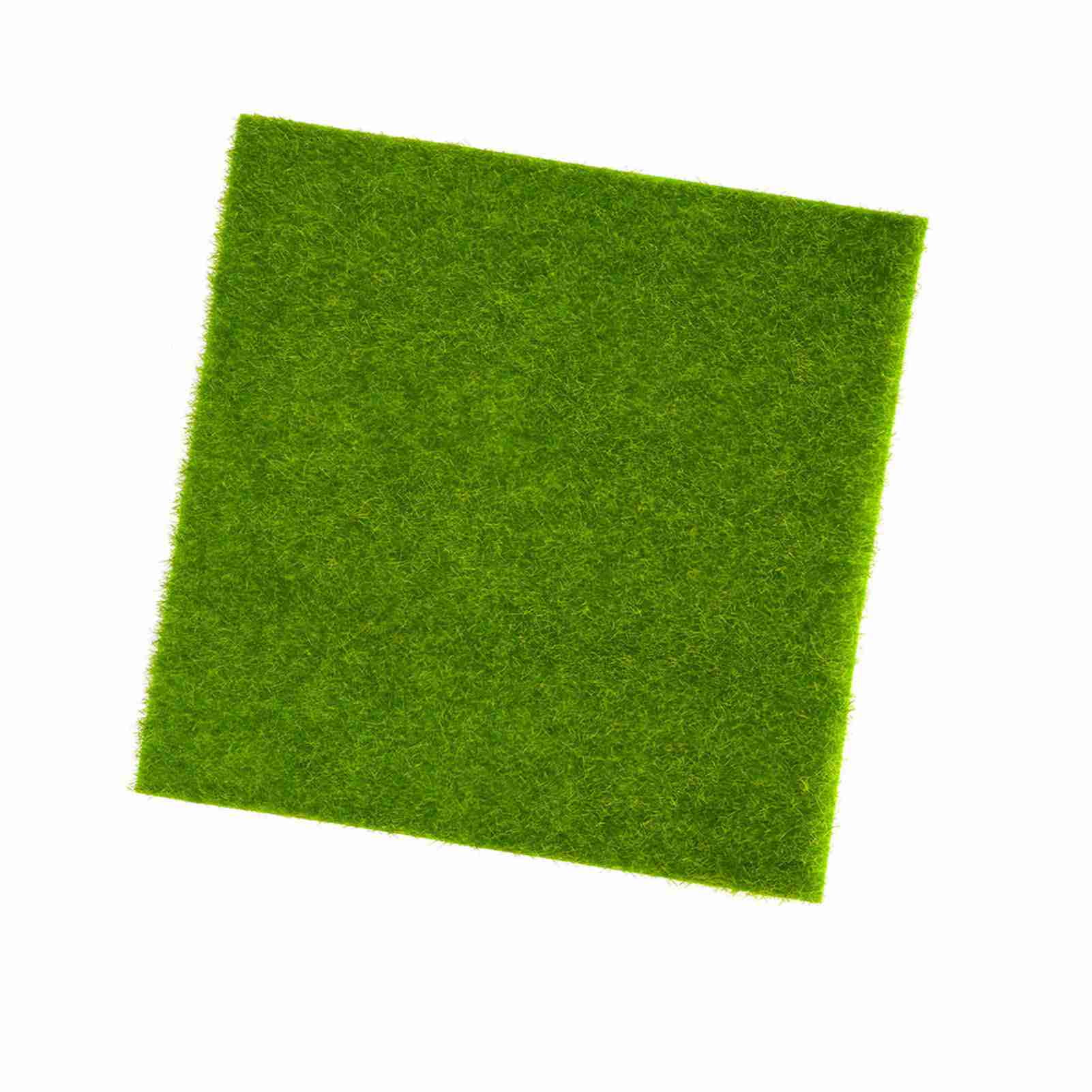 Tapis De Gazon Artificiel 30x30 Cm - Pelouse Synthétique Vert Pour Décoration Miniature, Maison De Poupée, DIY