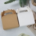 thumbnail image 4 of 10 cajas de papel Kraft portátiles para pasteles, bolsas de embalaje para regalos, cajas de recuerdos de fiesta para bodas, cumpleaños, bautismos, suministros para fiestas, 4 of 5