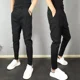 thumbnail image 3 of Pantalones para hombre, estilo coreano, pantalones cargo para hombre, algodón, alta calidad, diseñador más barato, pantalones holgados, ajuste regular, pantalones sueltos de calle, nuevos, 3 of 5