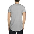 thumbnail image 2 of Ma Croix Men's Hip Hop Casual Longline Hipster Urban T-Shirts, 2 of 6