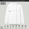 thumbnail image 5 of I Love My Awesome Wife Cute Husband Men's Long Sleeve Graphic Tee Shirt Brisco Brands X, 5 of 5
