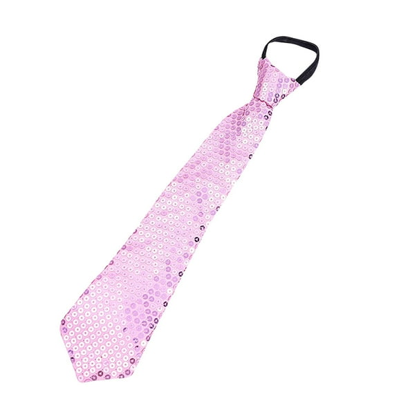 FADAACAI Mens Ties Men's and Women's Carnival Stage Accessory Sequin Adjustable Tie Ties for Men Silk Ties for Men Pink One Size Clearance!