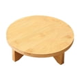 thumbnail image 2 of Soporte para maceta de madera multifuncional redondo decorativo para el hogar, escritorio Diámetro de 19.3 cm, 2 of 9