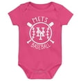 thumbnail image 4 of Infant New York Mets Slide Home Three-Pack Bodysuit Set, 4 of 4
