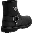 thumbnail image 4 of Harley-Davidson Men's Rambert 7-Inch Black Leather Motorcycle Boots D93491  BLACK, 4 of 5