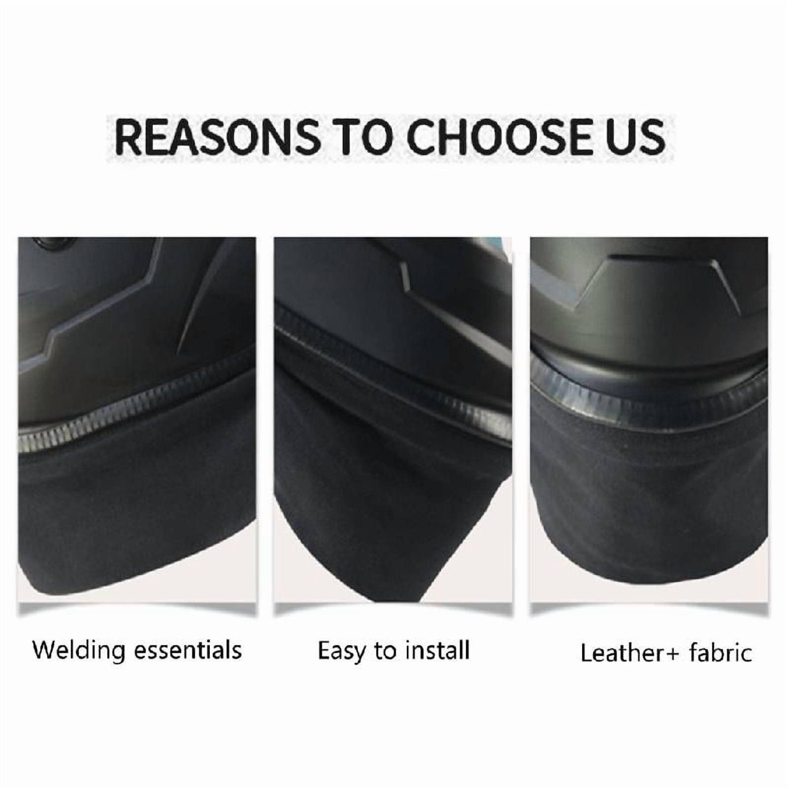 Welding Helmets Accessories Kit With Sturdy Bib High Temperatures Protections Adjustable Clip Lightweight Design