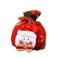 thumbnail image 4 of Toystoory Bolsa de Navidad Bolsa de almacenamiento de regalo de tela peluda adorable linda Kits de decoración para fiestas ciervo Toystoory HA027332-02, 4 of 4